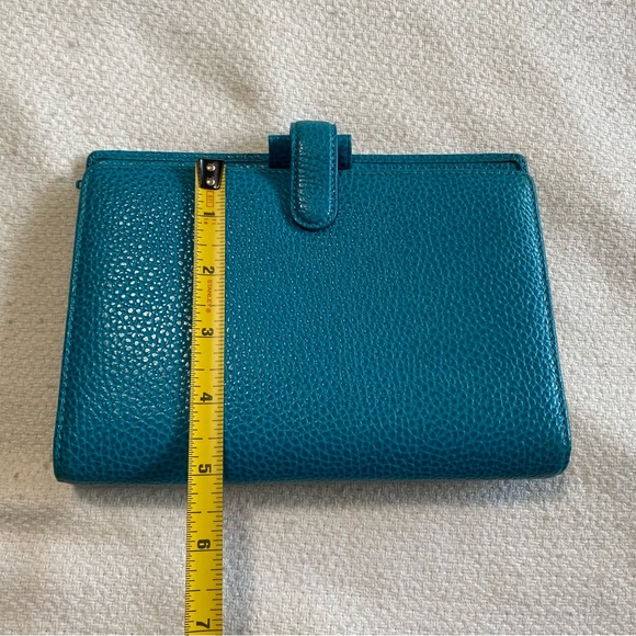 filoFAX Finsbury Teal Personal Pebbled Leather Organizer - Picture 11 of 11